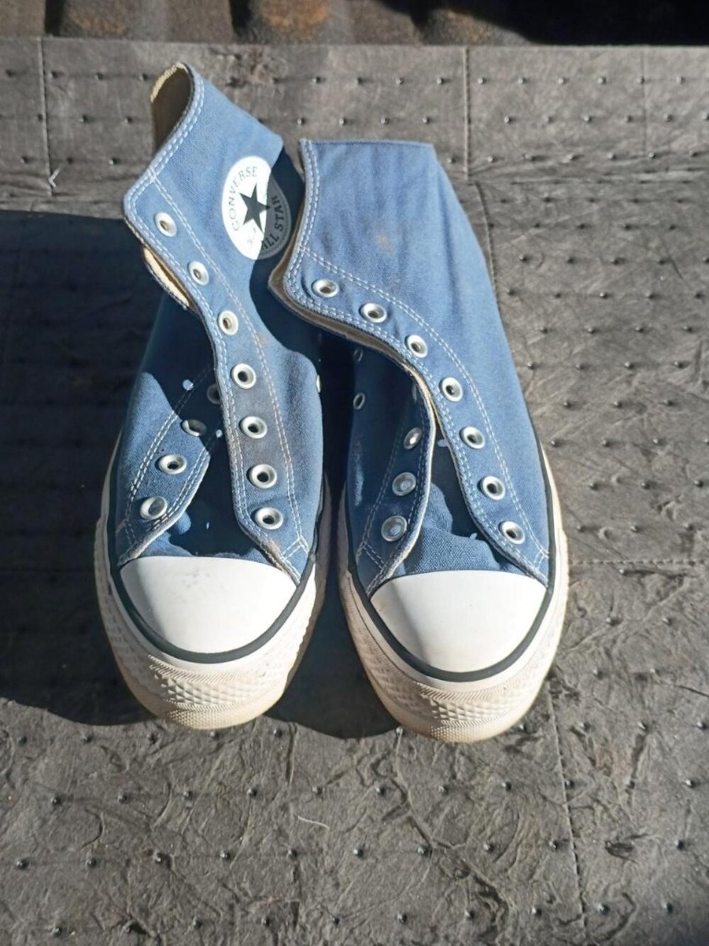 Blue Converse High Top Sneakers Mens US 9